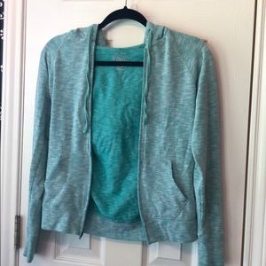 Mint green light jacket, gently used